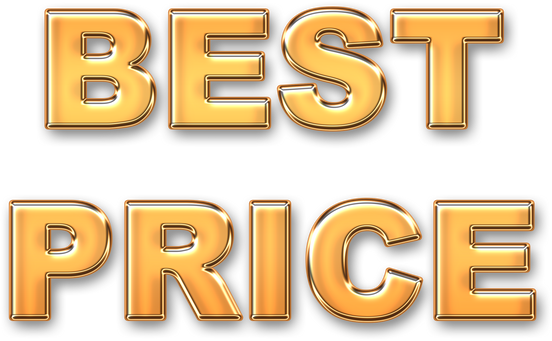 Gold Best Price Typography